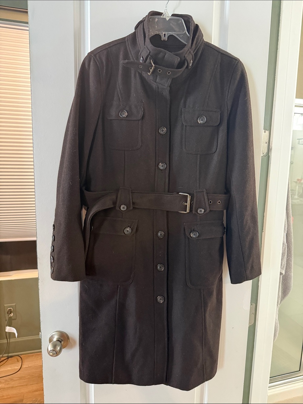 Esprit Dark Brown Belted Trench Coat
